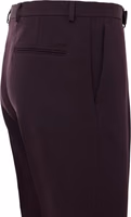Bordeaux Wool Dress Pants 5