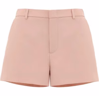 Pink Wool Shorts 1
