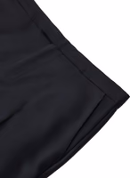 Black Cotton Casual Pants 3