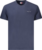 Blue Cotton Men's T-Shirt 1