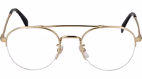Gold Metal Glasses (Frames) 2