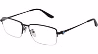 Black Metal Glasses (Frames) 1