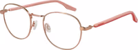 Gold Rubber Glasses (Frames) 1