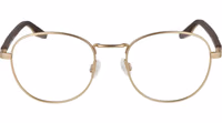 Gold Rubber Glasses (Frames) 2