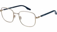 Gold Rubber Glasses (Frames) 1
