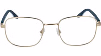 Gold Rubber Glasses (Frames) 2