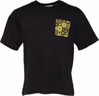 Black Minimalist Cotton Crew Neck T-shirt 1