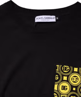 Black Minimalist Cotton Crew Neck T-shirt 3