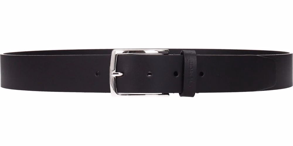 Black Leather Regular Belt
