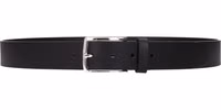 Black Leather Regular Belt 1