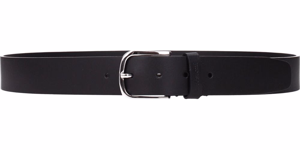 Black Leather Regular Belt