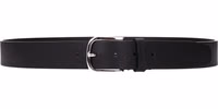 Black Leather Regular Belt 1