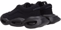 Black Fabric Chunky Sneakers 4