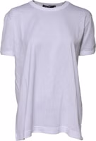White Cotton Goodluck 2022 Crew Neck T-shirt 1