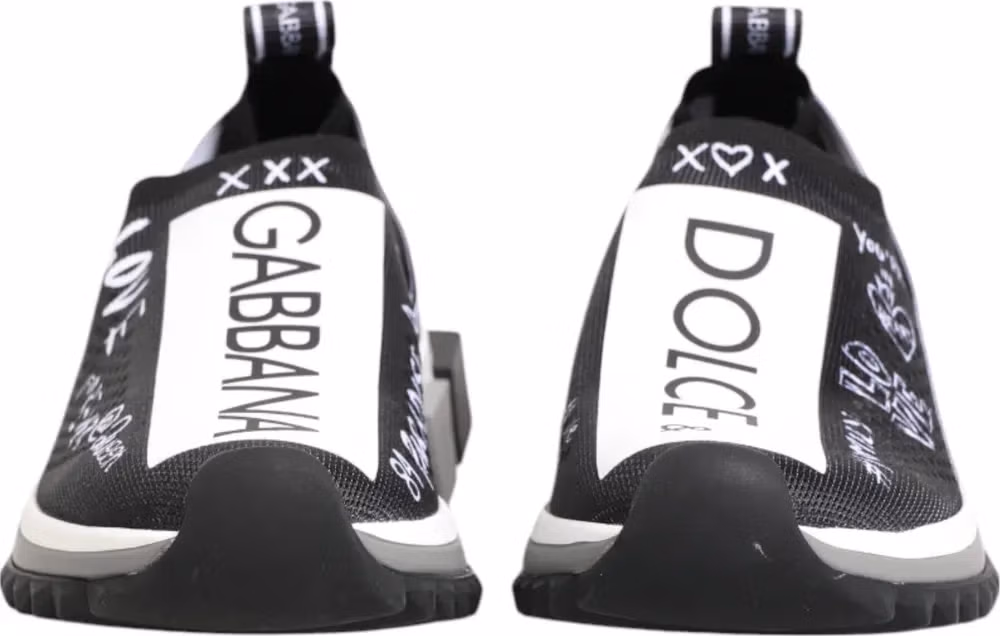 Black White Sorrento Low Top Sneakers Shoes