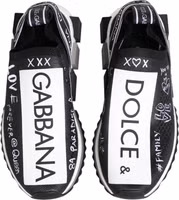 Black White Sorrento Low Top Sneakers Shoes 2