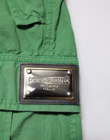 Green Cotton High Waist Cargo Trouser Pants 5