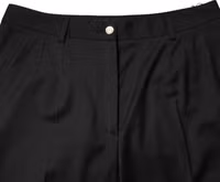 Black Polyester Tapered Women Trouser Pants 4