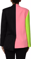 Multicolor Patchwork Embellished Coat Jacket 3