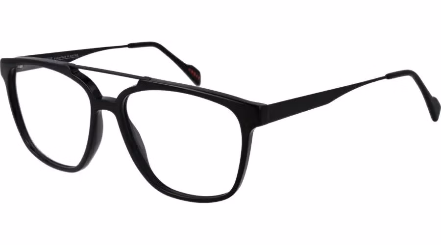 Black Metal Glasses (Frames)