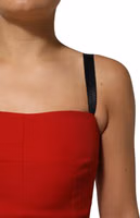 Red Stretch Bodycon Sheath Knee Length Dress 4