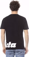Black Cotton Men T-Shirt 3