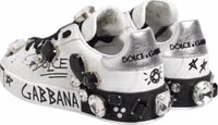 White Portofino Crystal Sneakers  Shoes 4