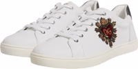 White Sacred Heart Men Low Top Sneakers Shoes 3
