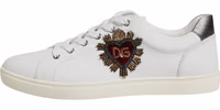 White Sacred Heart Men Low Top Sneakers Shoes 5