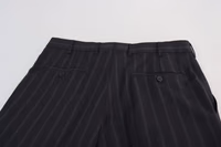 Gray Wool Blend Formal Trousers Pants 4