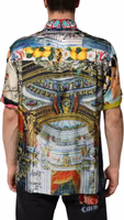 Multicolor Printed Button Down Casual Shirt 3
