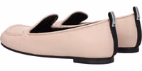 Pink Leather Slip-On Loafers 4