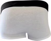 White Cotton Men Boxer 2