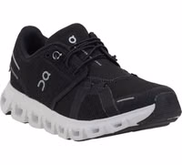 Black Polyester Athletic Sneakers 2
