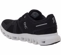 Black Polyester Athletic Sneakers 3