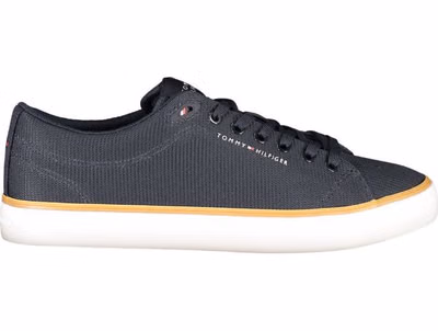 Blue Polyester Men Sneaker