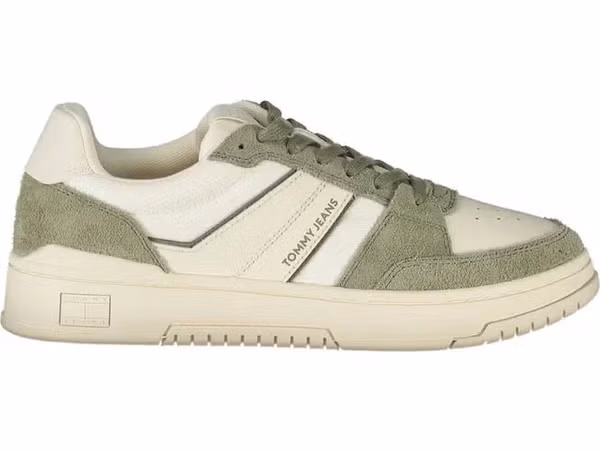 White Polyester Men Sneaker