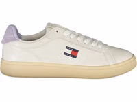 White Polyurethane Women Sneaker 1