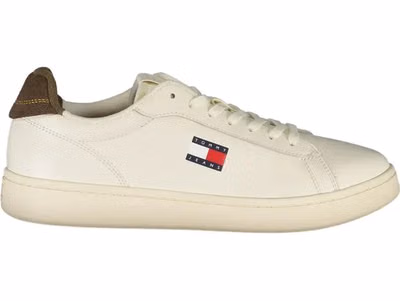 Bianco Polyurethane Men Sneaker