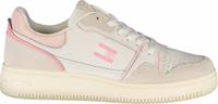 White Polyurethane Women Sneaker 1