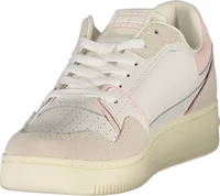 White Polyurethane Women Sneaker 3
