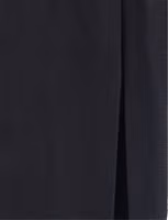 Black Wool Long Skirt 3