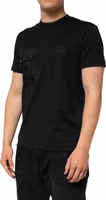 Black Cotton Embroidered DG Logo Pocket T-shirt 2