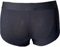 Black Cotton Men Boxer 2