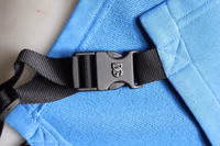 Blue Cotton Hooded Men Sportswear One Size Vest 2
