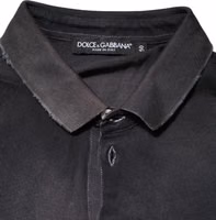 Gray Cotton Crown Collared Men Polo T-shirt 5