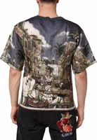 Palermo Jazz Club Linen Crew Neck Men T-shirt 3