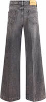 Gray Cotton Relaxed Fit Jeans 2