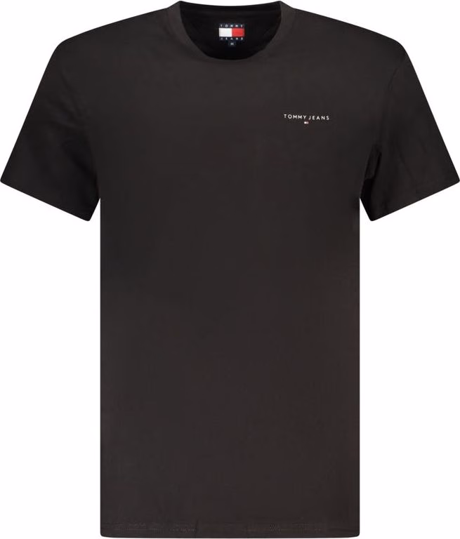 Black Cotton Men's T-Shirt
