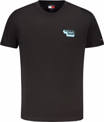 Black Cotton Men's T-Shirt